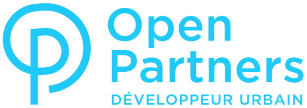 Open partners blue logo